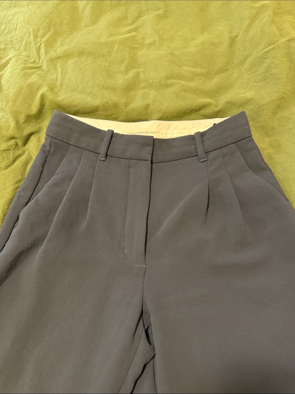 Navy Aritzia The Effortless Pant